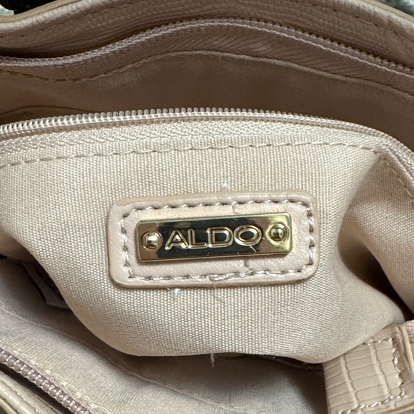 ALDO Mini Satchel Crossbody – Blush Pink & Black - Picture 2 of 7